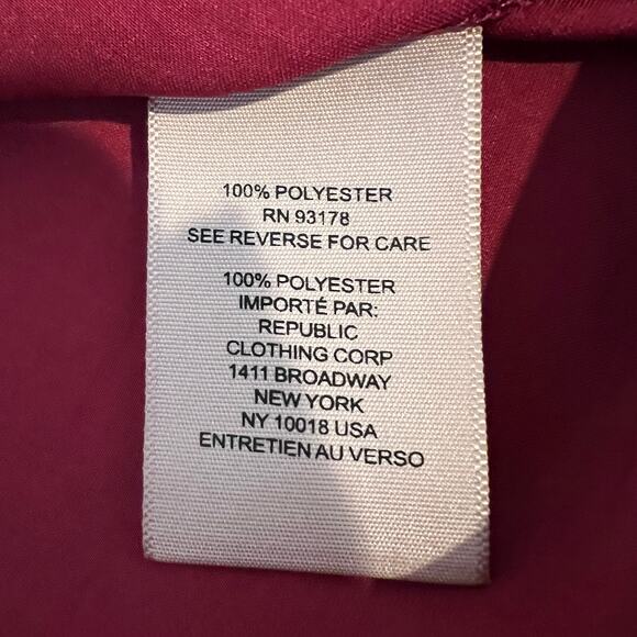 Philosophy Flowy Satin Peasant Blouse Boho Romantic Feminine NWT Women's M - Picture 7 of 8